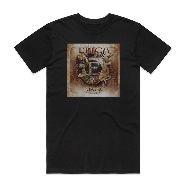 Epica Retrospect Album Cover T-Shirt Black