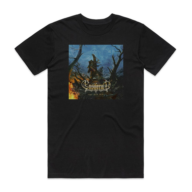 Ensiferum One Man Army Album Cover T-Shirt Black