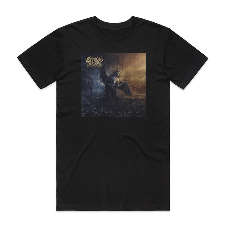 Eternal Delyria Paradox Of The Mechanical Angel Album Cover T-Shirt Black
