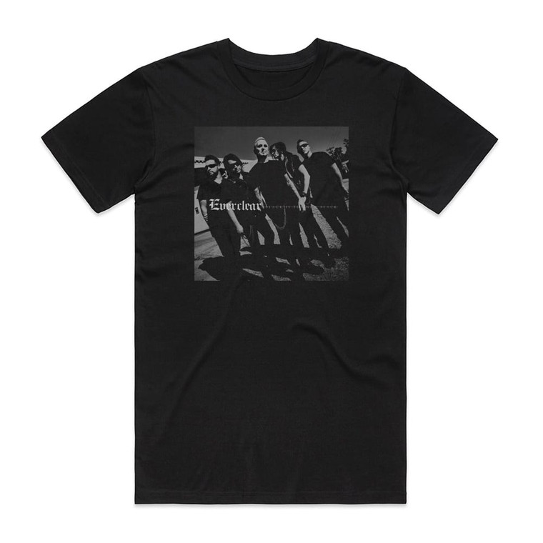 Everclear Black Is The New Black Album Cover T-Shirt Black