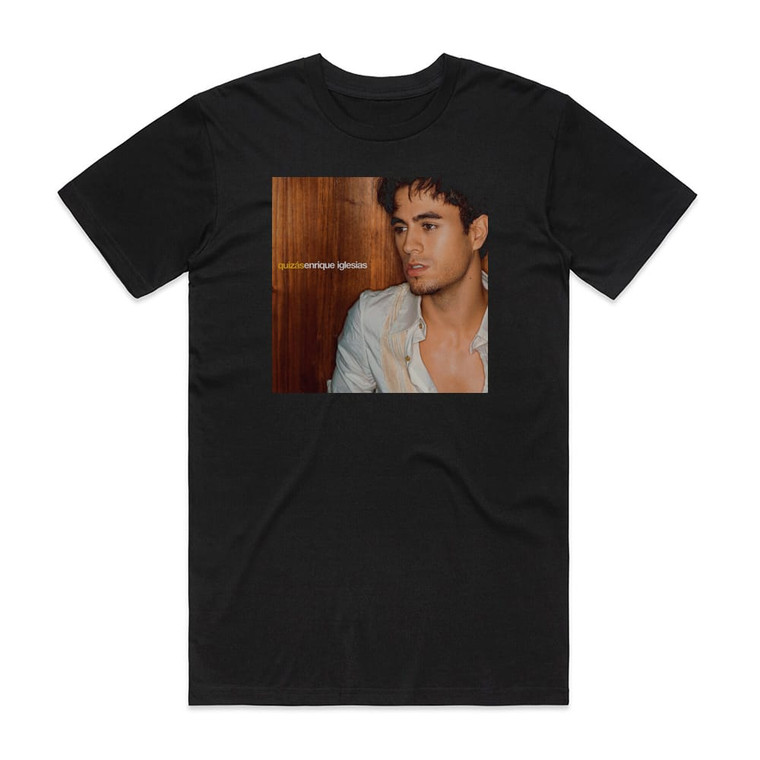 Enrique Iglesias Quizs Album Cover T-Shirt Black
