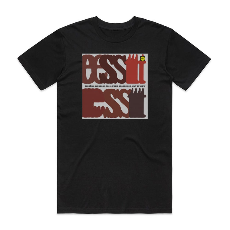 Esbjorn Svensson Trio From Gagarins Point Of View Album Cover T-Shirt Black