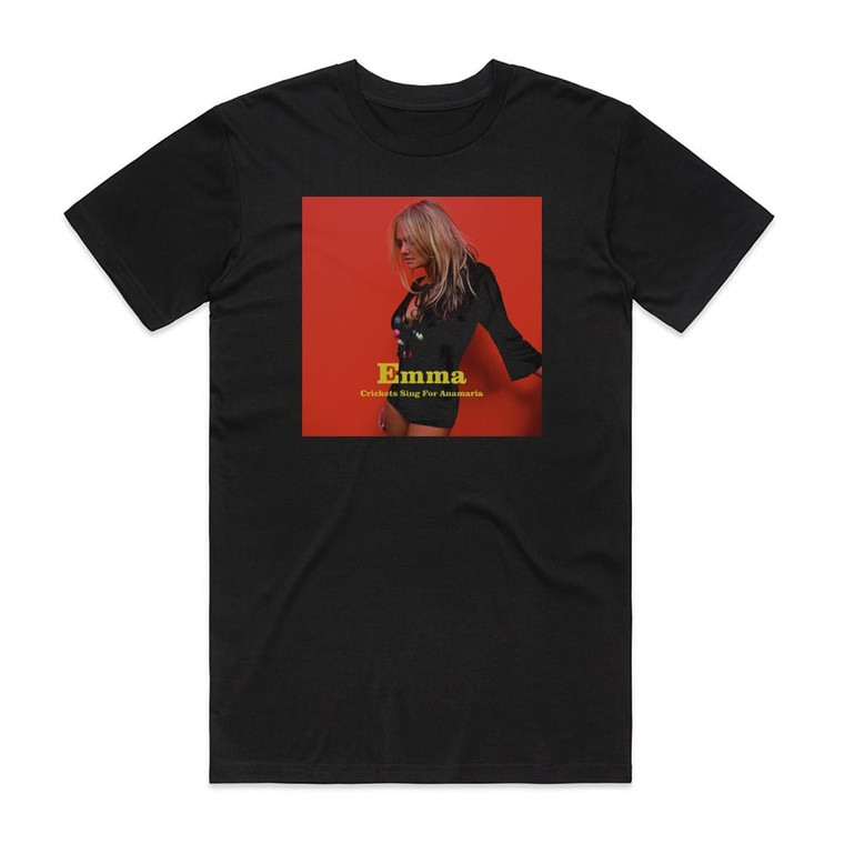 Emma Bunton Crickets Sing For Anamaria 1 Album Cover T-Shirt Black
