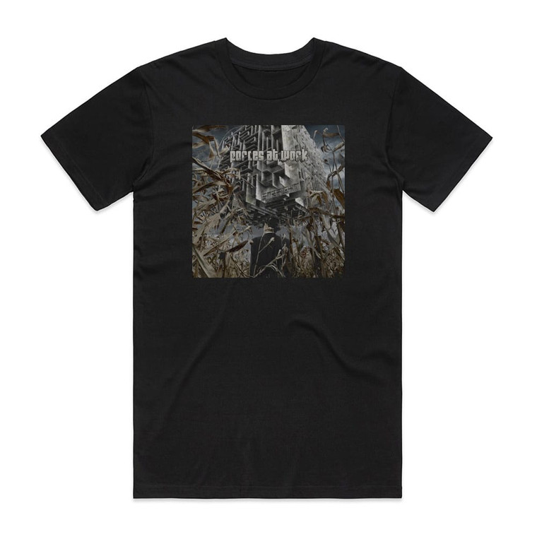 Forces at Work Straight Album Cover T-Shirt Black
