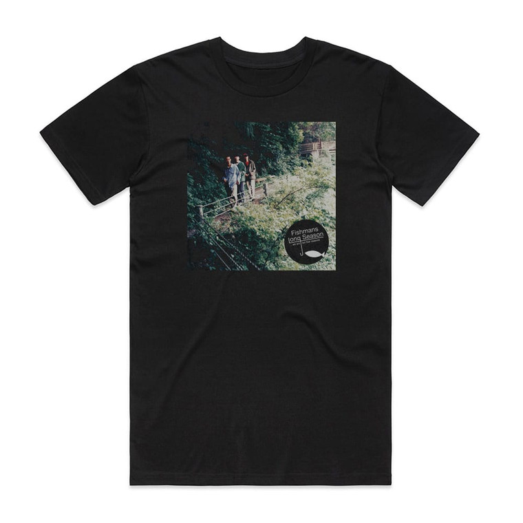 Fishmans Long Season Album Cover T-Shirt Black