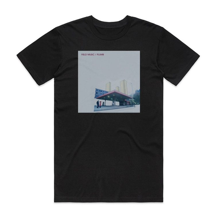 Field Music Plumb Album Cover T-Shirt Black