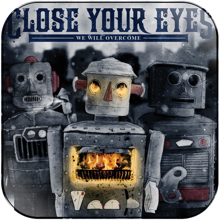 Close Your Eyes We Will Overcome Album Cover Sticker Album Cover Sticker