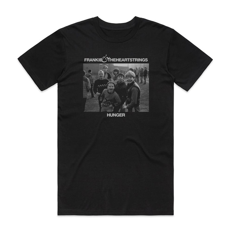 Frankie and The Heartstrings Hunger Album Cover T-Shirt Black