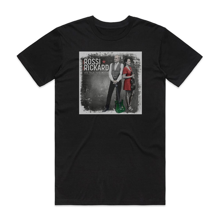 Francis Rossi We Talk Too Much Album Cover T-Shirt Black