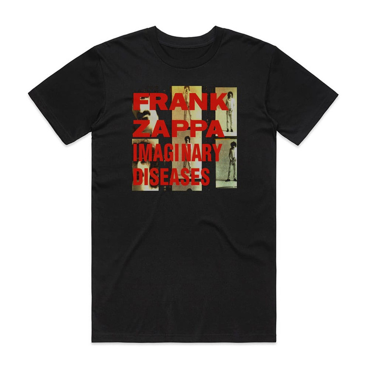 Frank Zappa Imaginary Diseases Album Cover T-Shirt Black