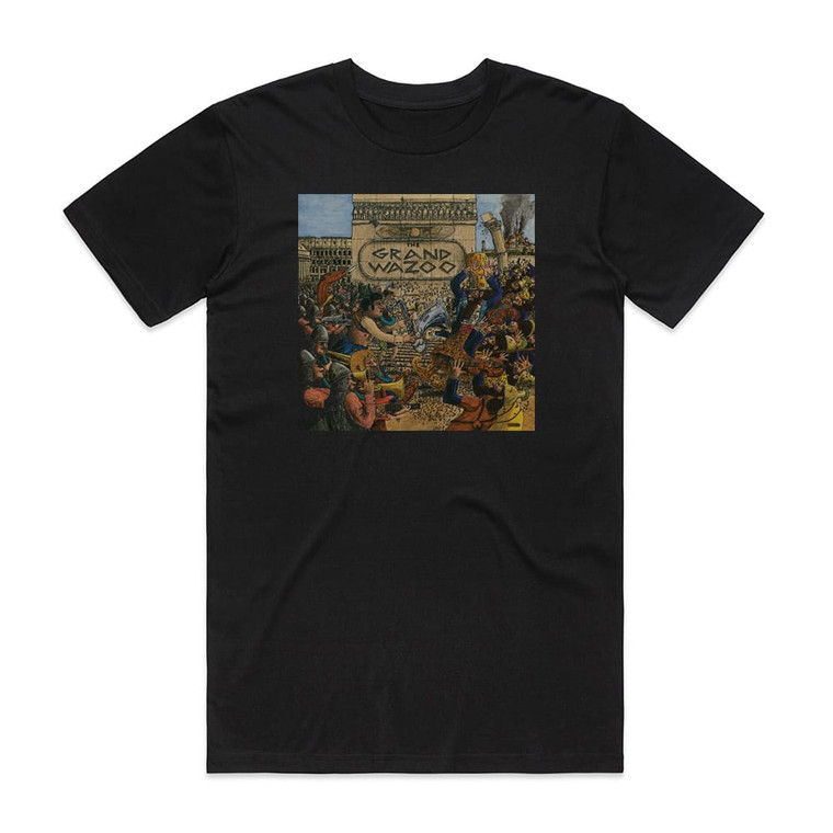 Frank Zappa The Grand Wazoo Album Cover T-Shirt Black Frank Zappa The Grand Wazoo Album Cover T-Shirt Black