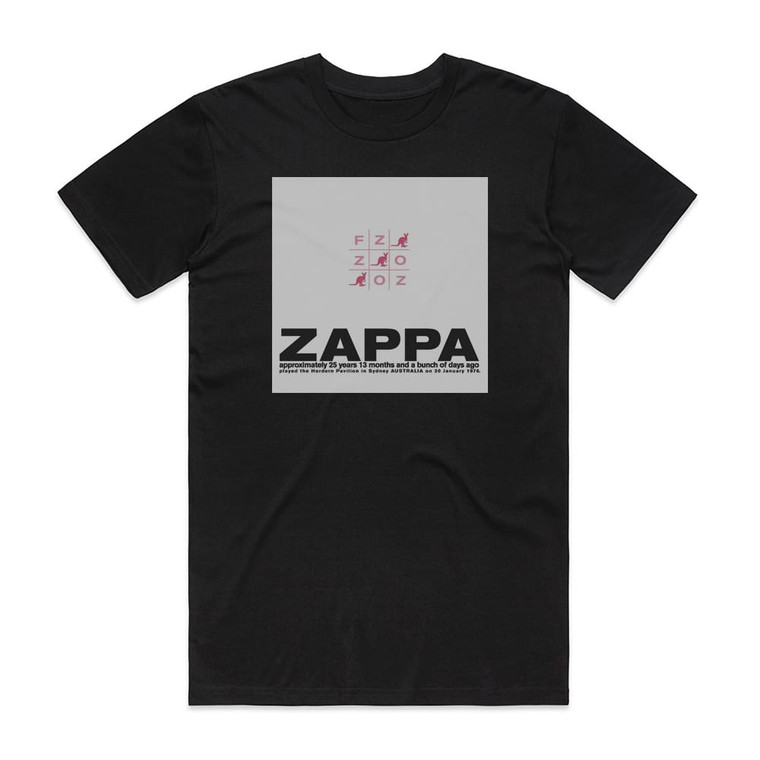 Frank Zappa Fzoz Album Cover T-Shirt Black