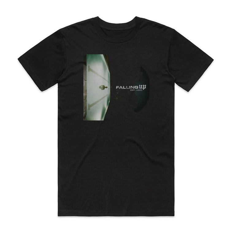 Falling Up Exit Lights Album Cover T-Shirt Black