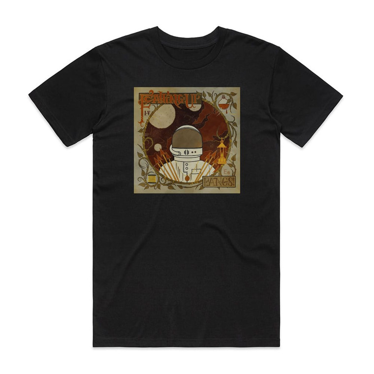 Falling Up Fangs Album Cover T-Shirt Black