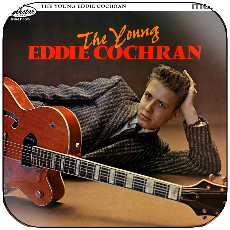 Eddie Cochran The Young Eddie Cochran Album Cover Sticker Album Cover Sticker