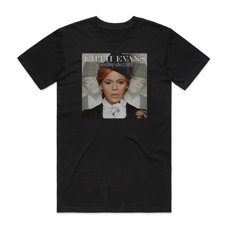 Faith Evans Something About Faith Album Cover T-Shirt Black