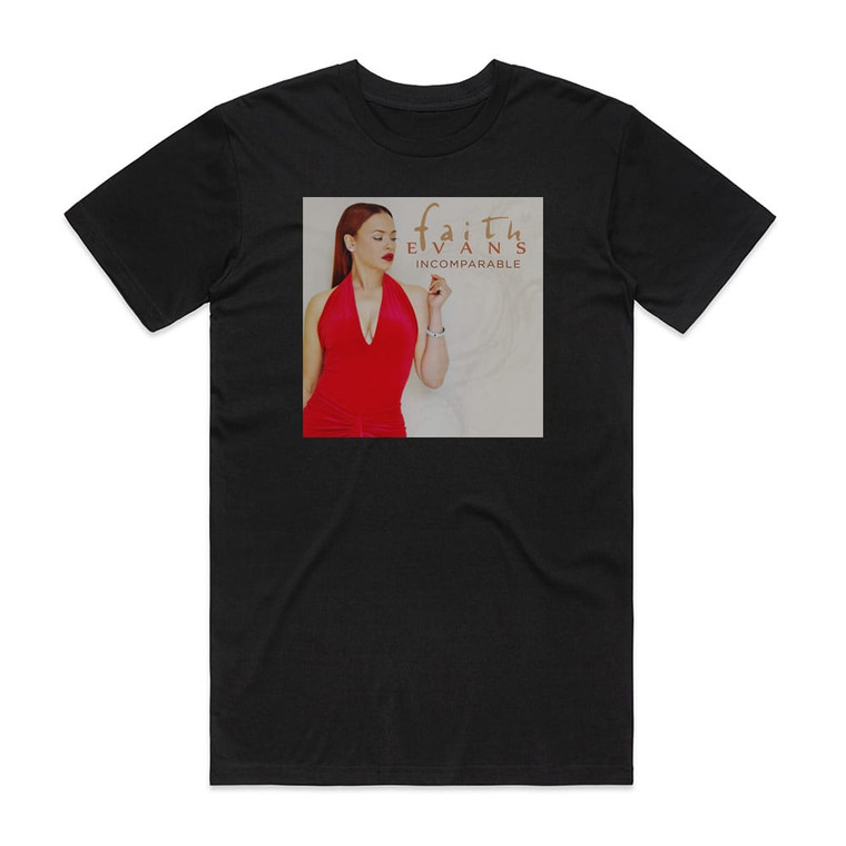 Faith Evans Incomparable Album Cover T-Shirt Black