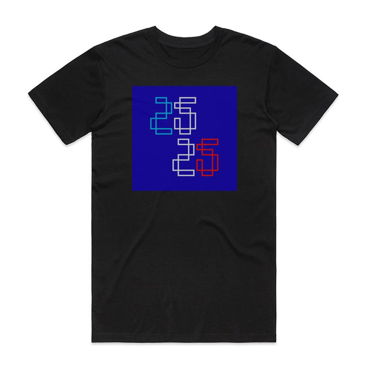 Factory Floor 25 25 Album Cover T-Shirt Black
