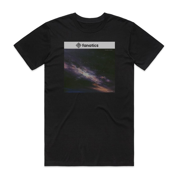 Fanatics Starry Night Album Cover T-Shirt Black