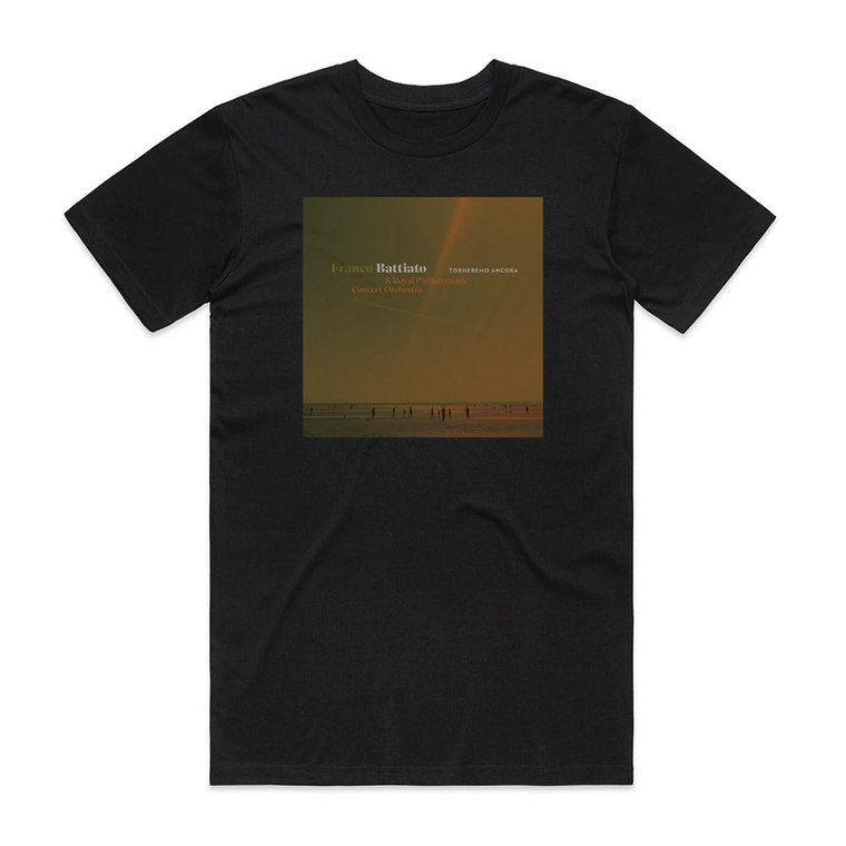 Franco Battiato Torneremo Ancora Album Cover T-Shirt Black