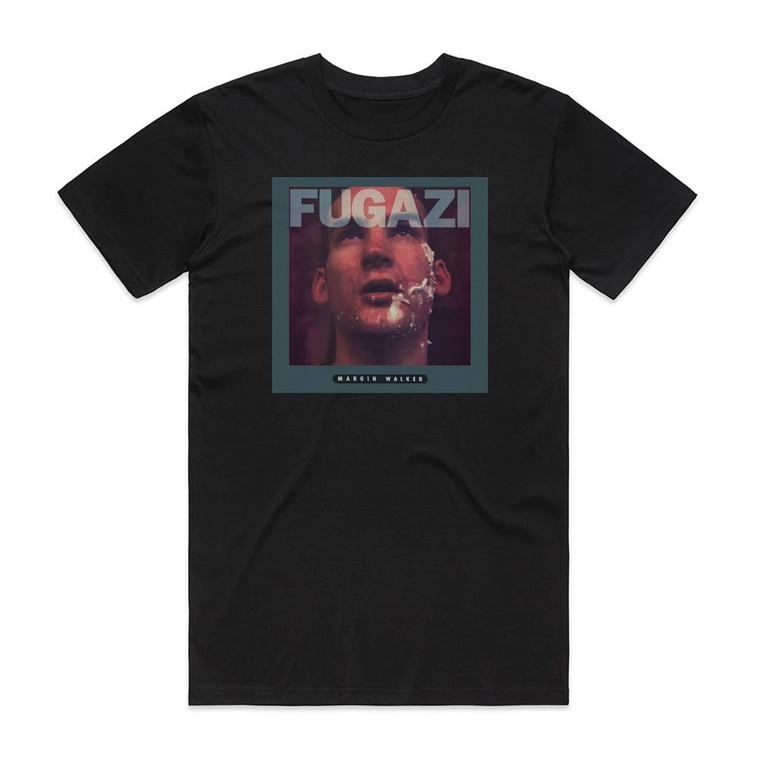 Fugazi Margin Walker Album Cover T-Shirt Black