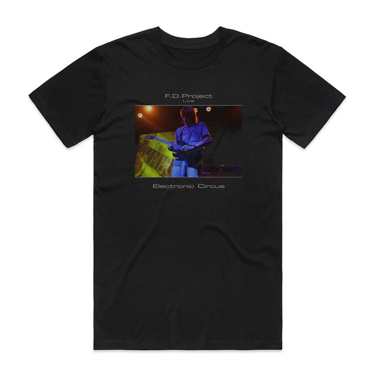 FD Project Electronic Circus Album Cover T-Shirt Black