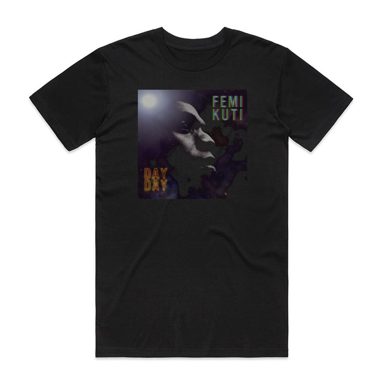 Femi Kuti Day By Day Album Cover T-Shirt Black