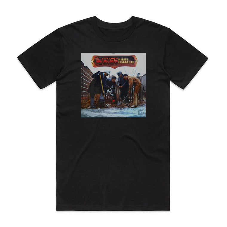 Four Tops Nature Planned It Album Cover T-Shirt Black