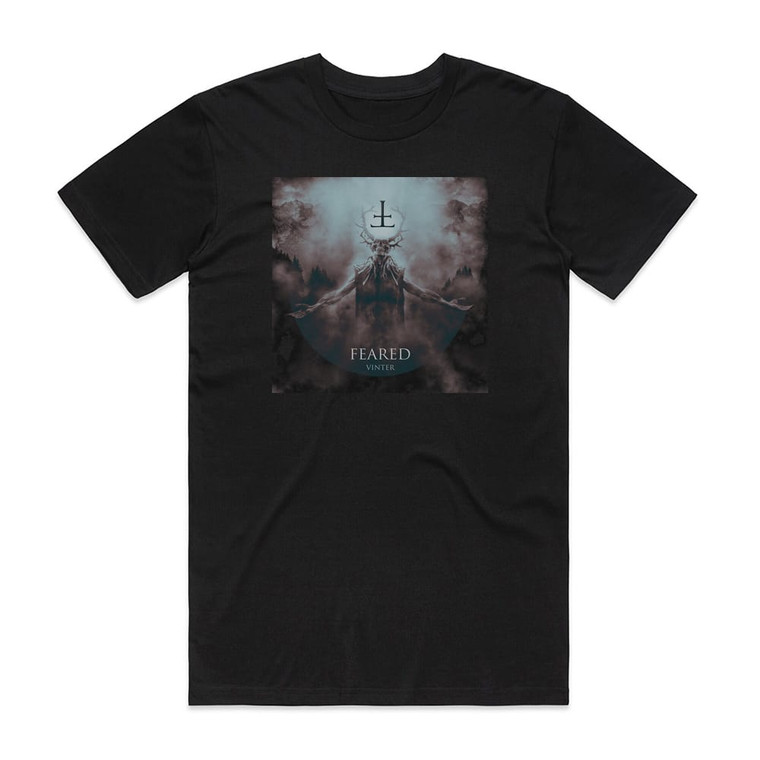 Feared Vinter Album Cover T-Shirt Black Feared Vinter Album Cover T-Shirt Black
