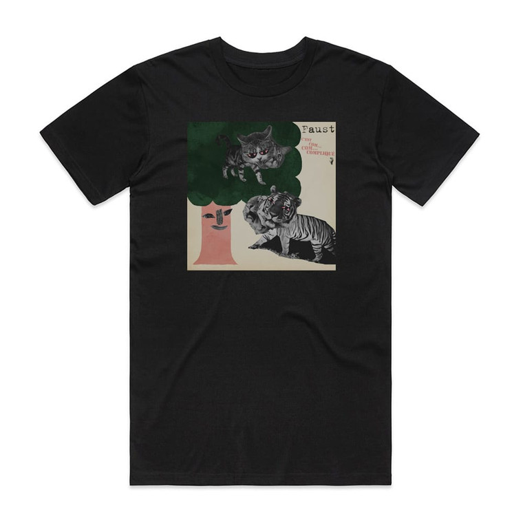Faust Cest Com Com Compliqu Album Cover T-Shirt Black