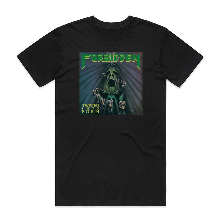 Forbidden Twisted Into Form Album Cover T-Shirt Black