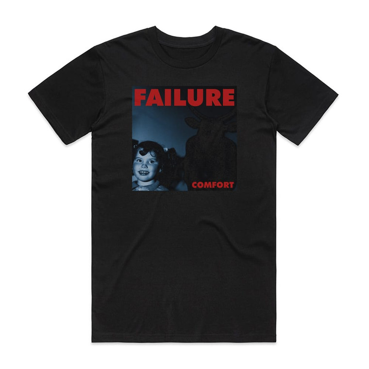 Failure Comfort 1 Album Cover T-Shirt Black
