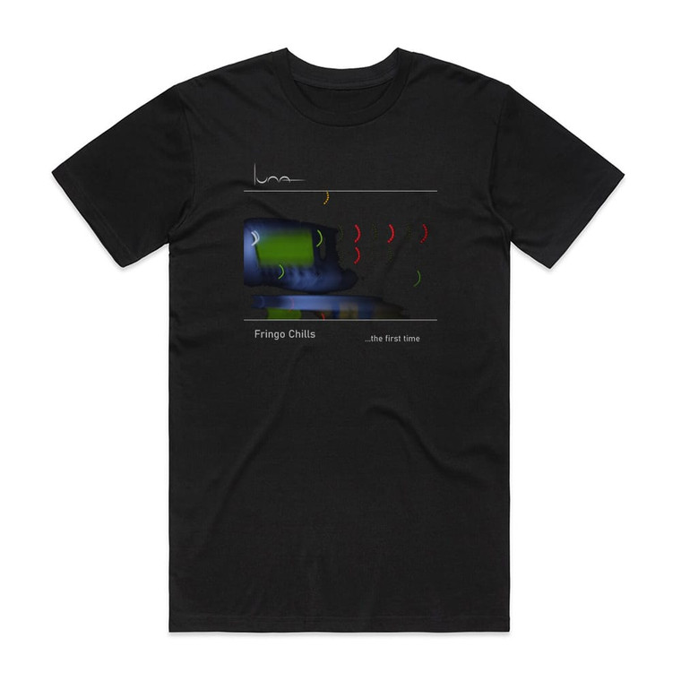 Fringo Chills The First Time 5 Album Cover T-Shirt Black
