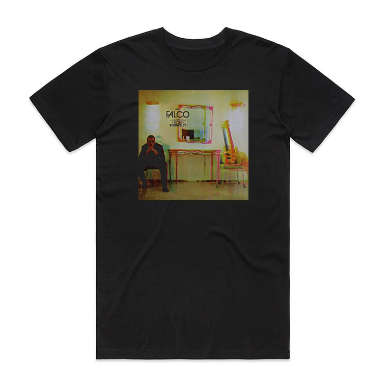 Falco Wiener Blut Album Cover T-Shirt Black