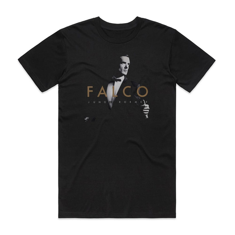 Falco Junge Roemer Album Cover T-Shirt Black