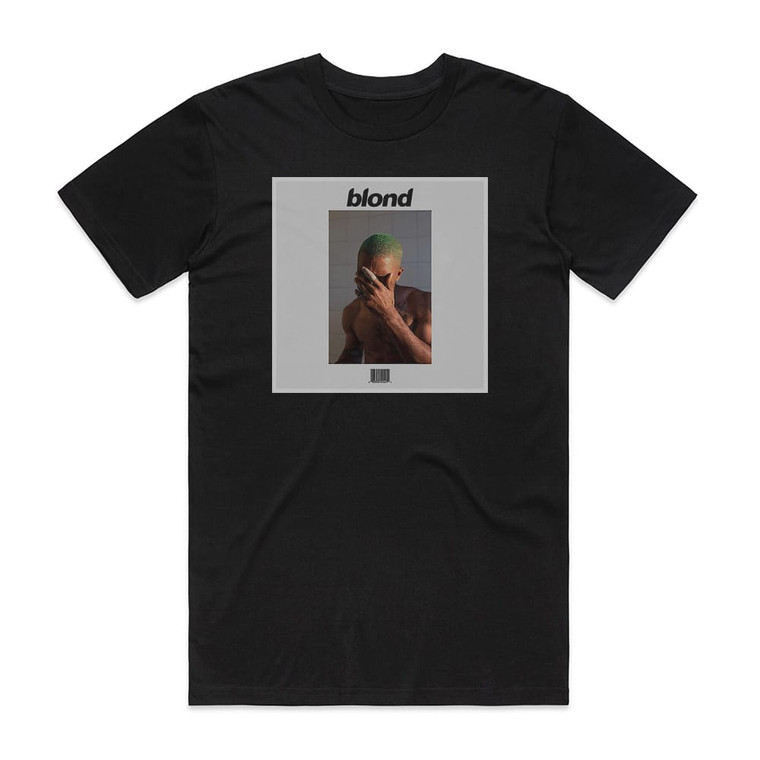 Frank Ocean Blonde 1 Album Cover T-Shirt Black