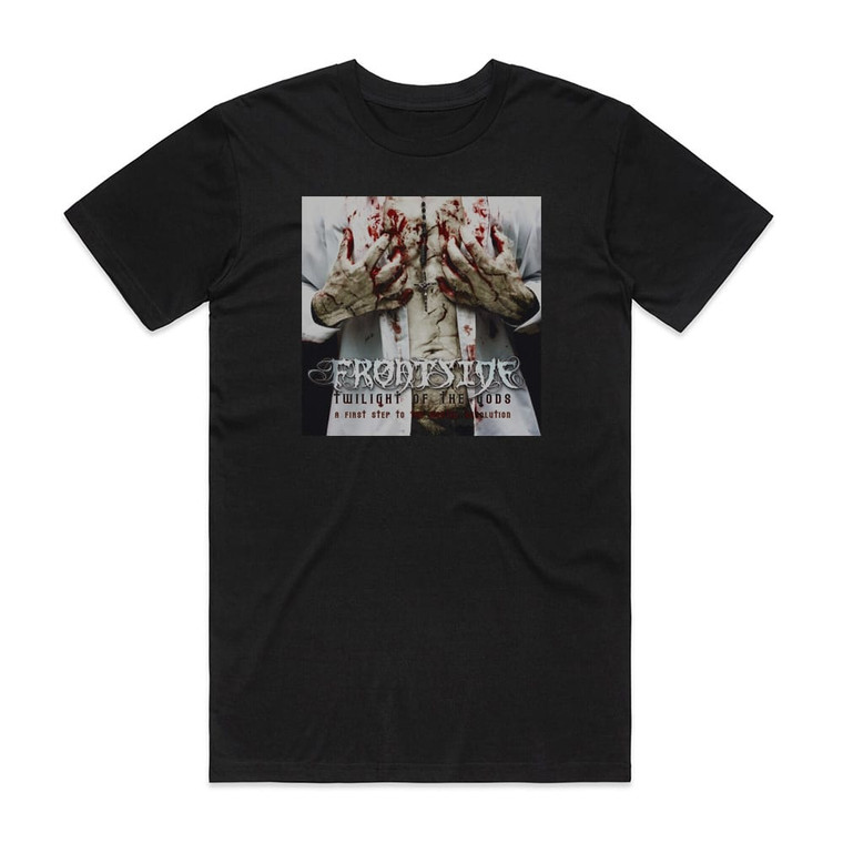 Frontside Zmierzch Bogw Album Cover T-Shirt Black