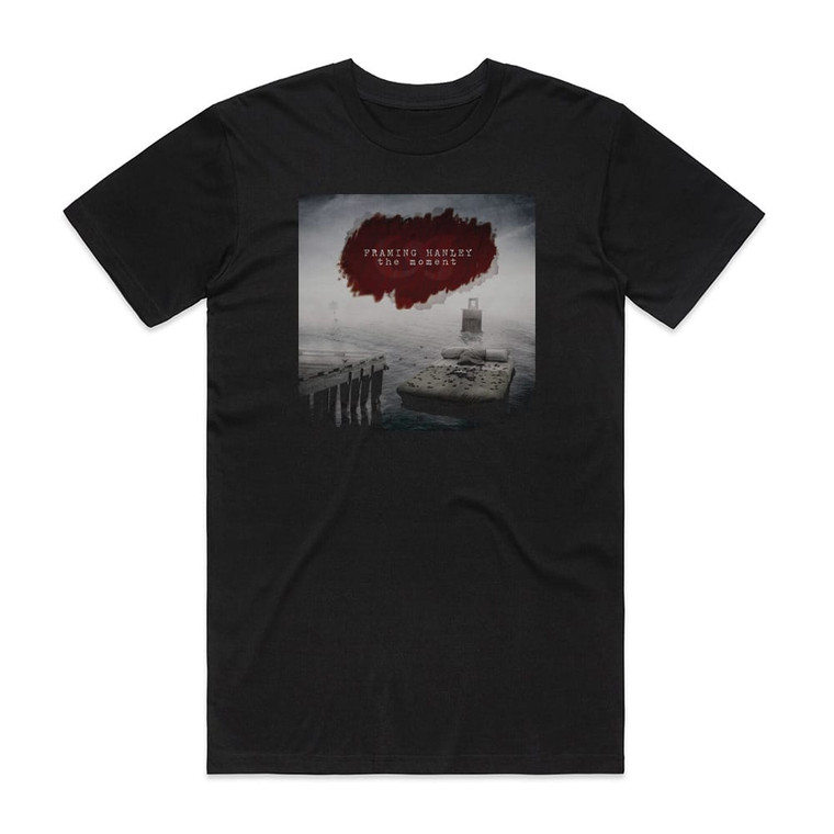 Framing Hanley The Moment Album Cover T-Shirt Black