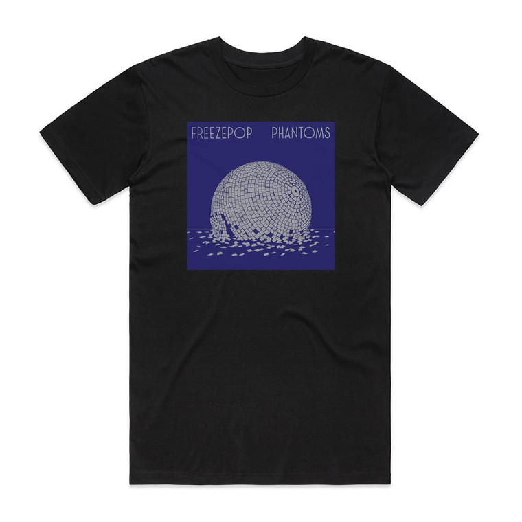 Freezepop Phantoms Album Cover T-Shirt Black