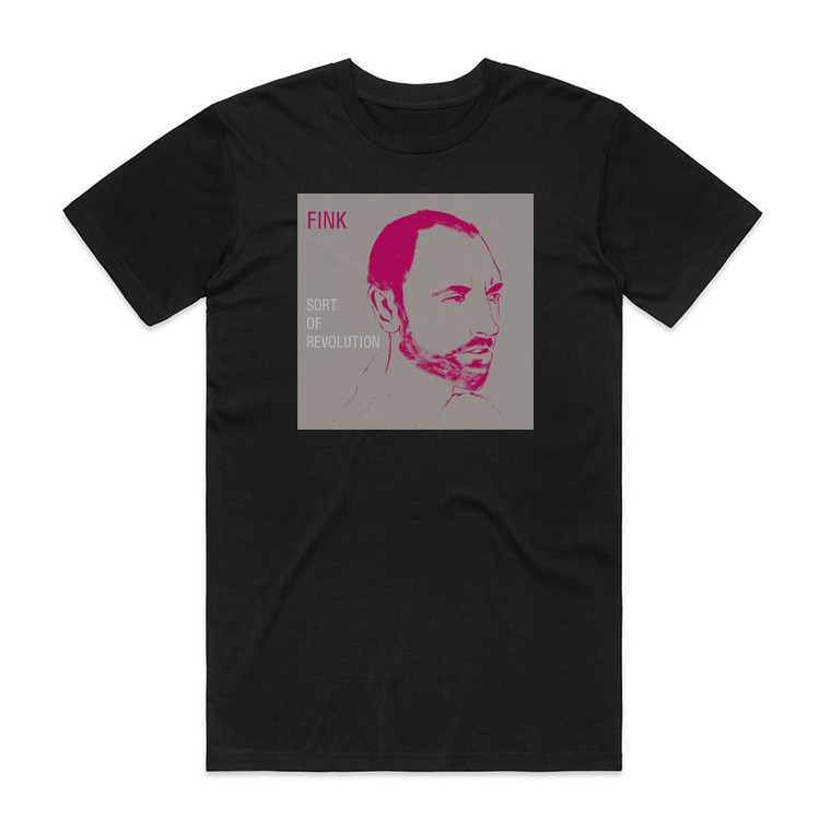 Fink Sort Of Revolution Album Cover T-Shirt Black