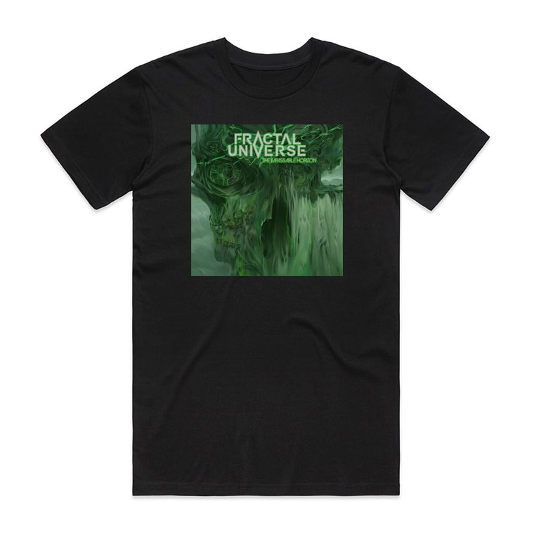 Fractal Universe The Impassable Horizon Album Cover T-Shirt Black