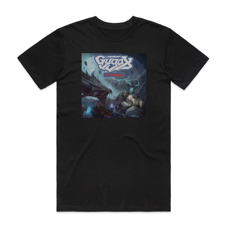 Gygax 2Nd Edition Album Cover T-Shirt Black