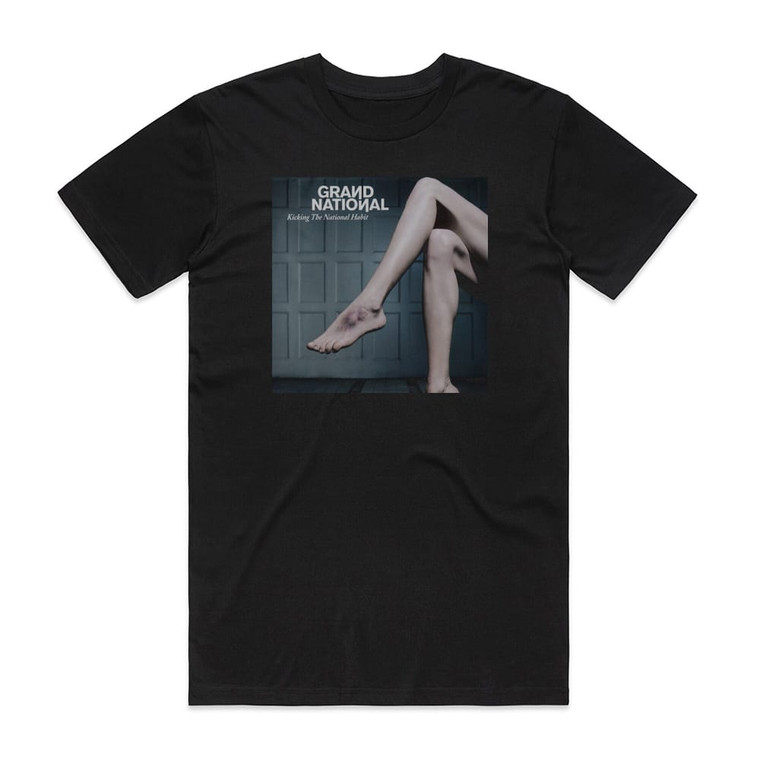 Grand National Kicking The National Habit 1 Album Cover T-Shirt Black