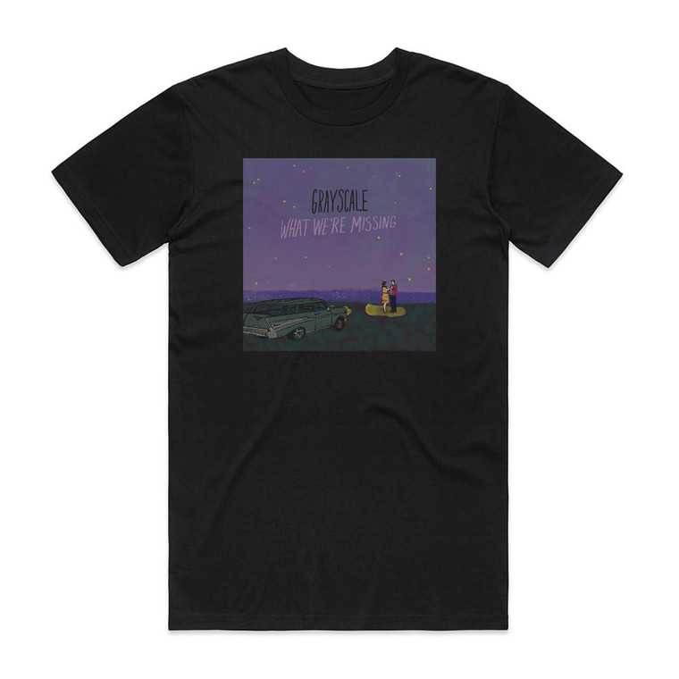 Grayscale What Were Missing Album Cover T-Shirt Black
