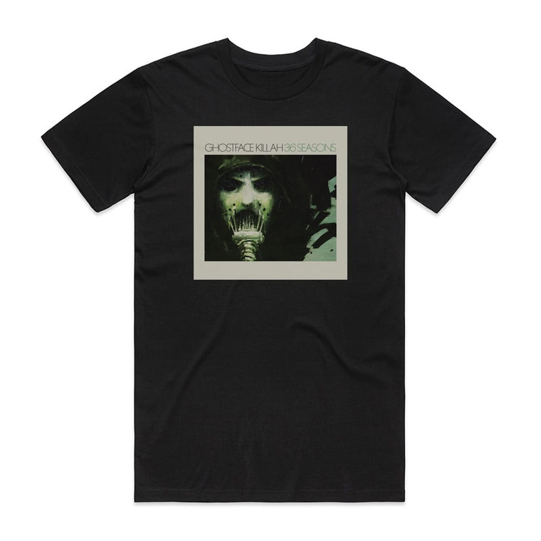 Ghostface Killah 36 Seasons Album Cover T-Shirt Black