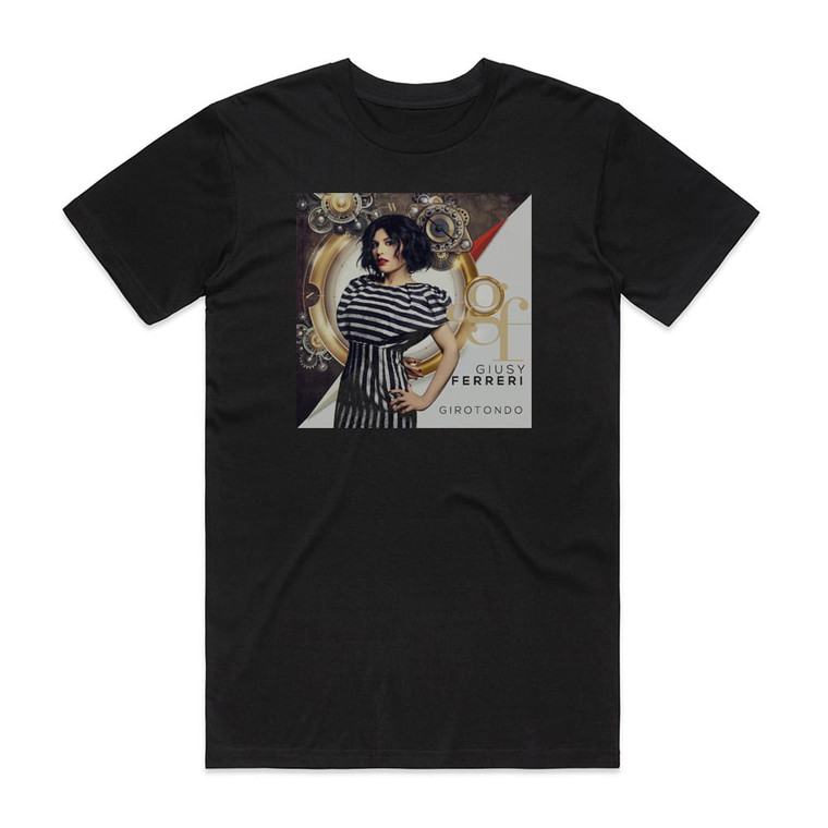 Giusy Ferreri Girotondo Album Cover T-Shirt Black