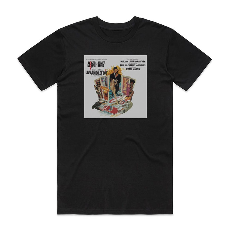George Martin Live And Let Die 2 Album Cover T-Shirt Black