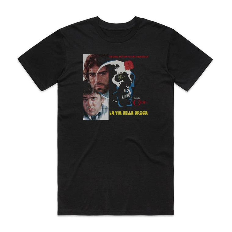 Goblin La Via Della Droga Album Cover T-Shirt Black