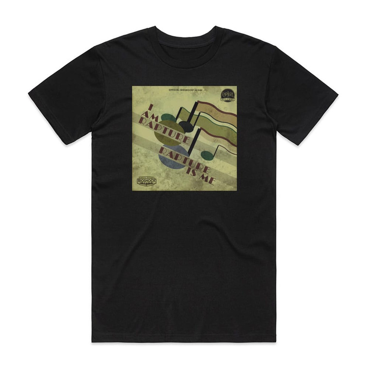 Garry Schyman I Am Rapture Rapture Is Me Album Cover T-Shirt Black