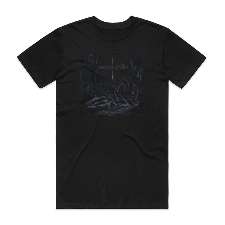 Ghosts of Glaciers The Greatest Burden Album Cover T-Shirt Black